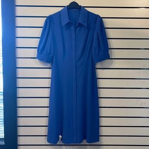 Elie Tahari Blue Midi Dress